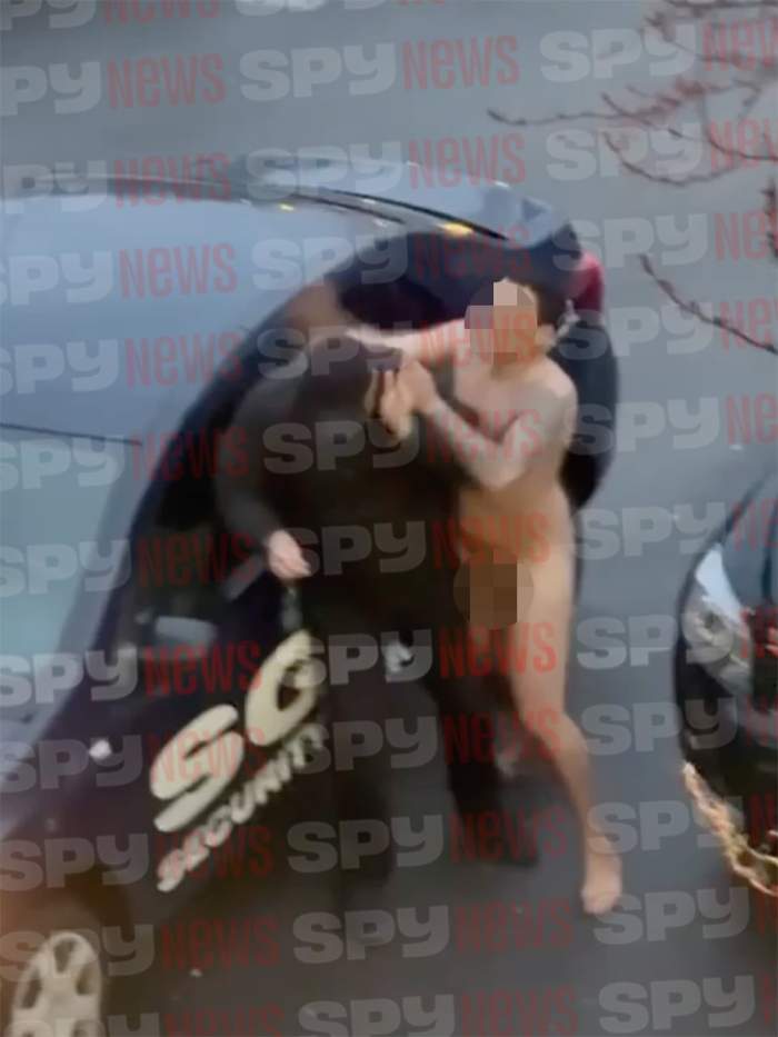 Scene halucinante, azi-noapte, în București! Un bărbat gol pușcă a agresat paznicii și a încercat să intre în cămine