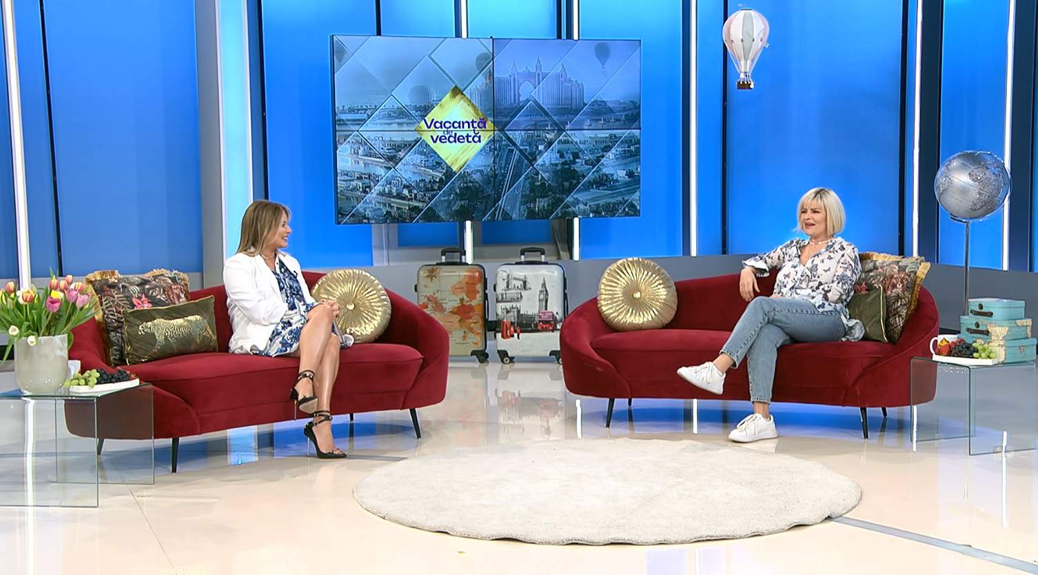 Călătorii, emoţii şi tendinţe. Sanda Ladoşi şi Nicu Bocancea, protagoniştii ediţiei de sâmbătă ai emisiunii „Vacanță de vedetă”
