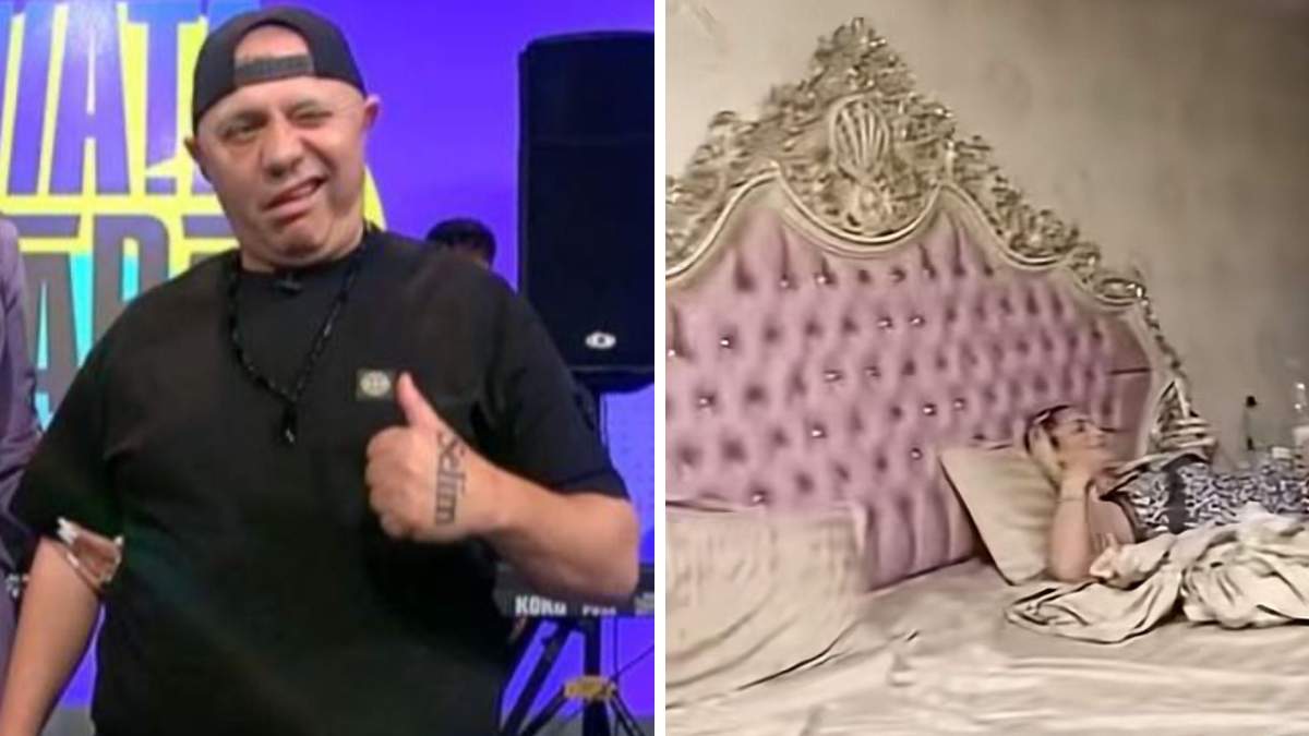 Colaj foto cu Nicolae Guță și camera lui