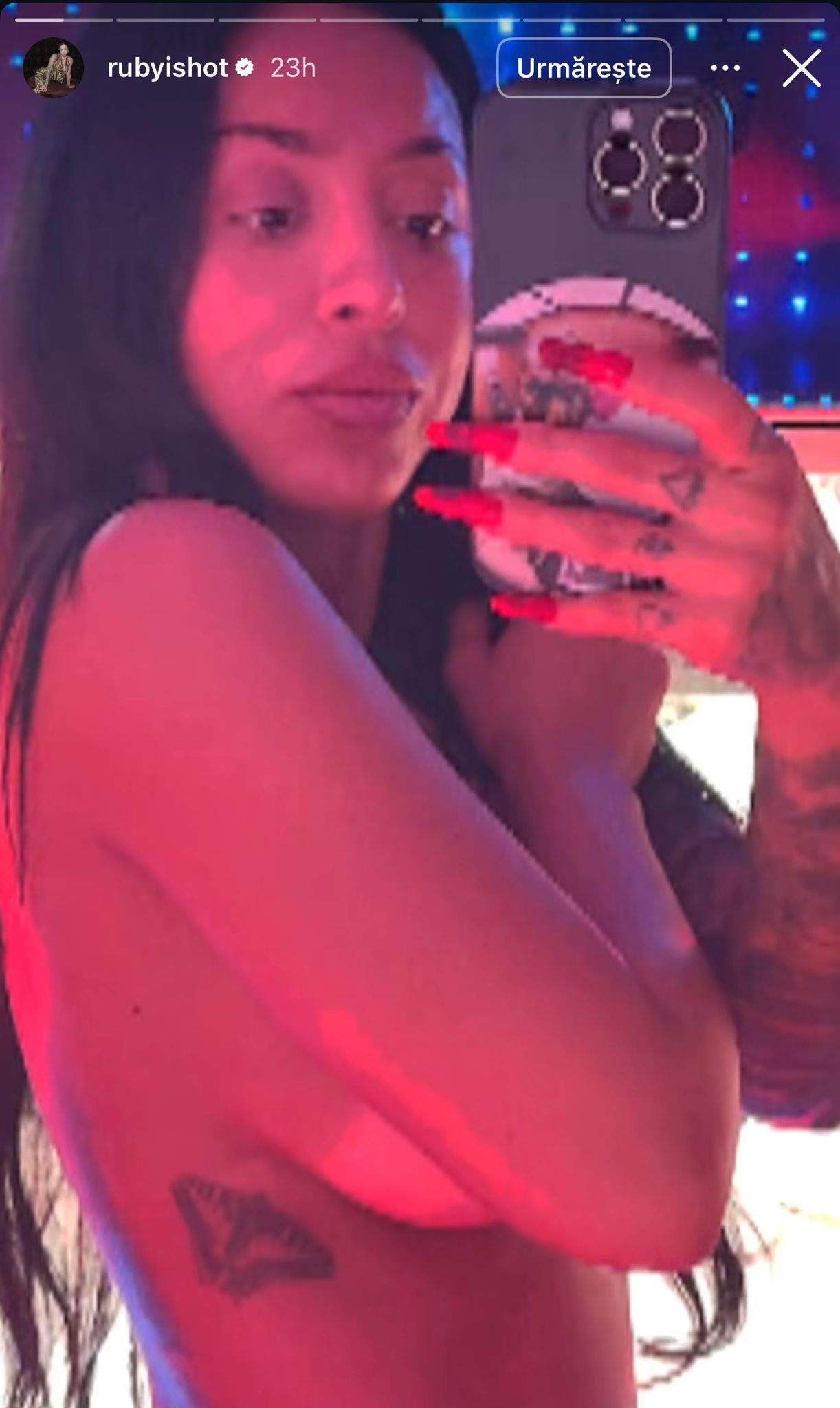 Ruby a îmbrăcat costumul Evei