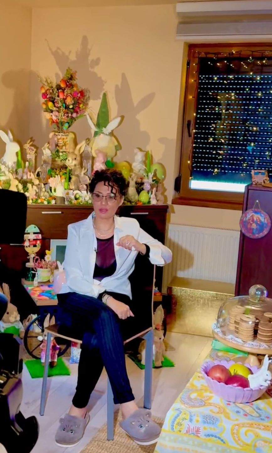 Minodora și-a decorat casa