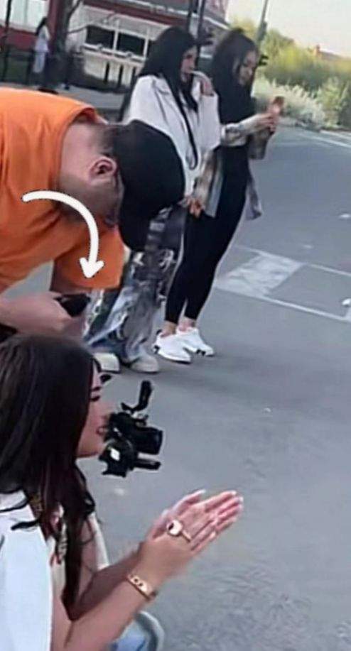 Imagine de la filmările fiicei lui Lele pentru un videoclip