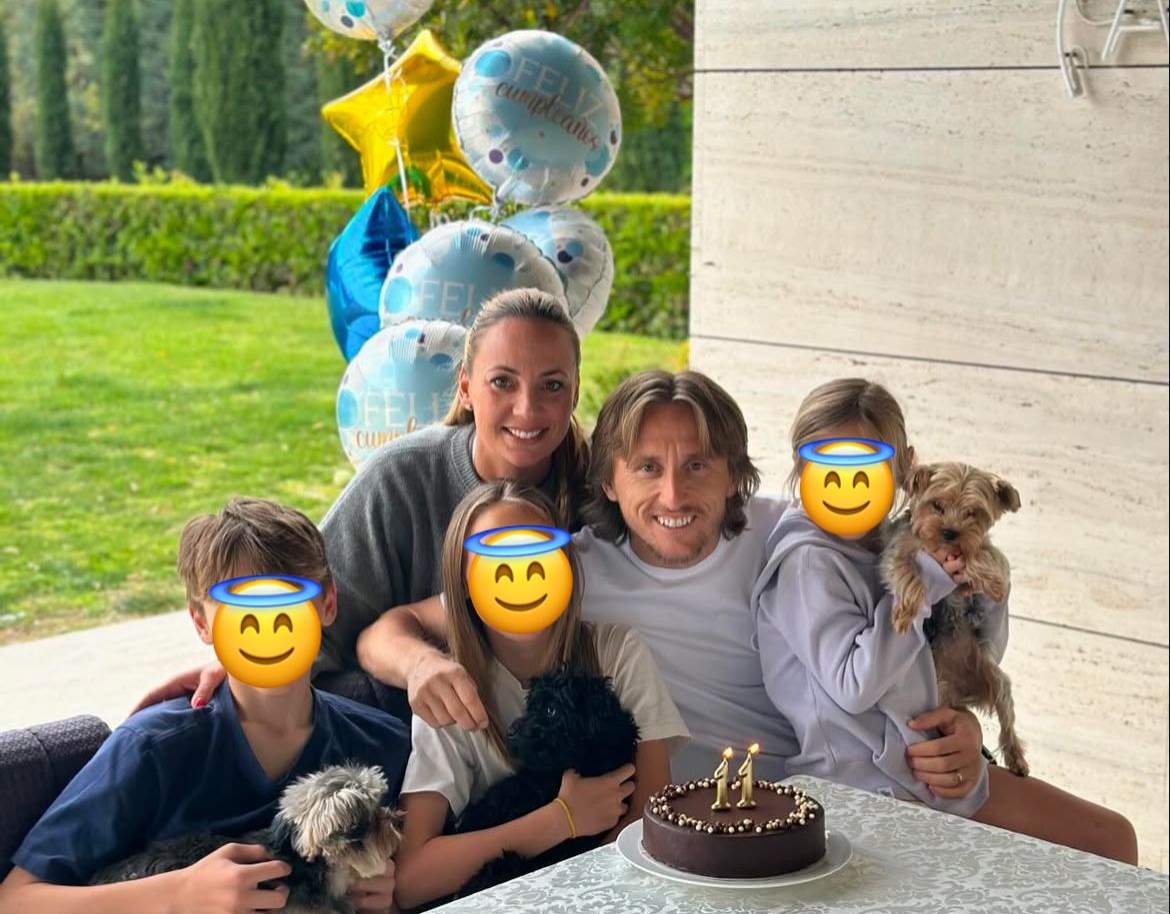 Luka Modric și familia lui