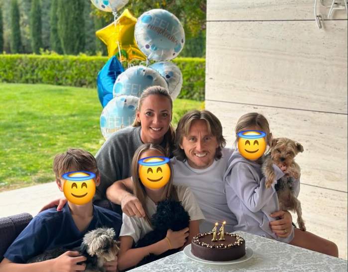 Luka Modric și familia lui