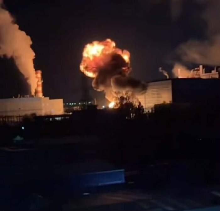 Imaginile groazei! Cum a arătat explozia de la CET Vest surprinsă de bucureșteni