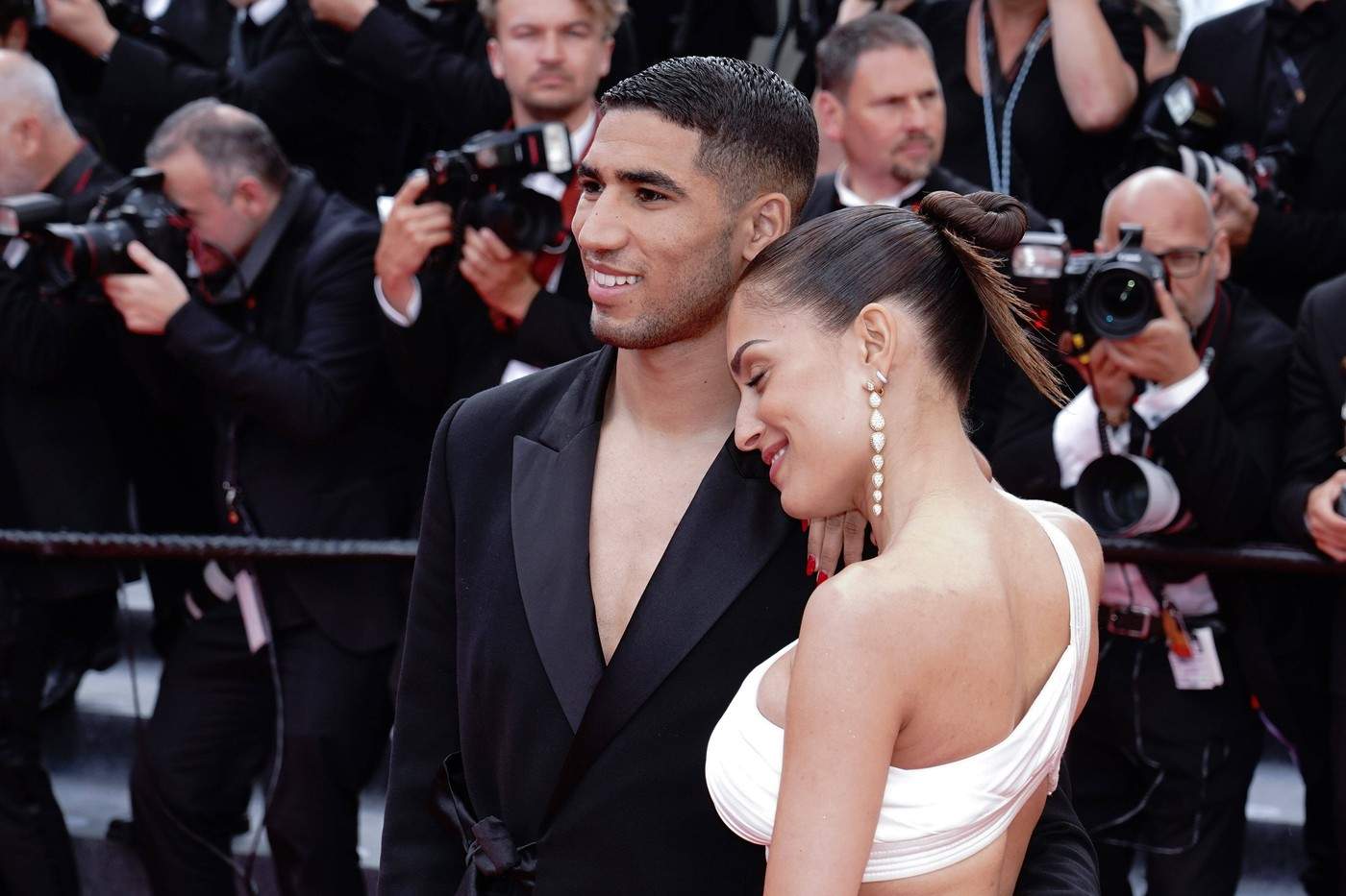 Achraf Hakimi și Hiba Abouk