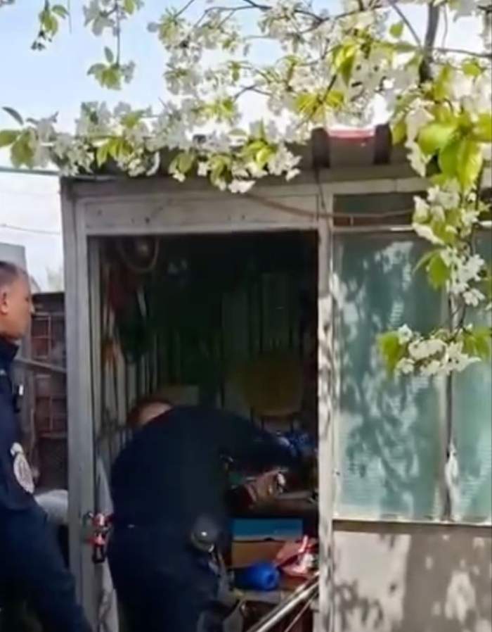 Casa femeii, în care era șarpele