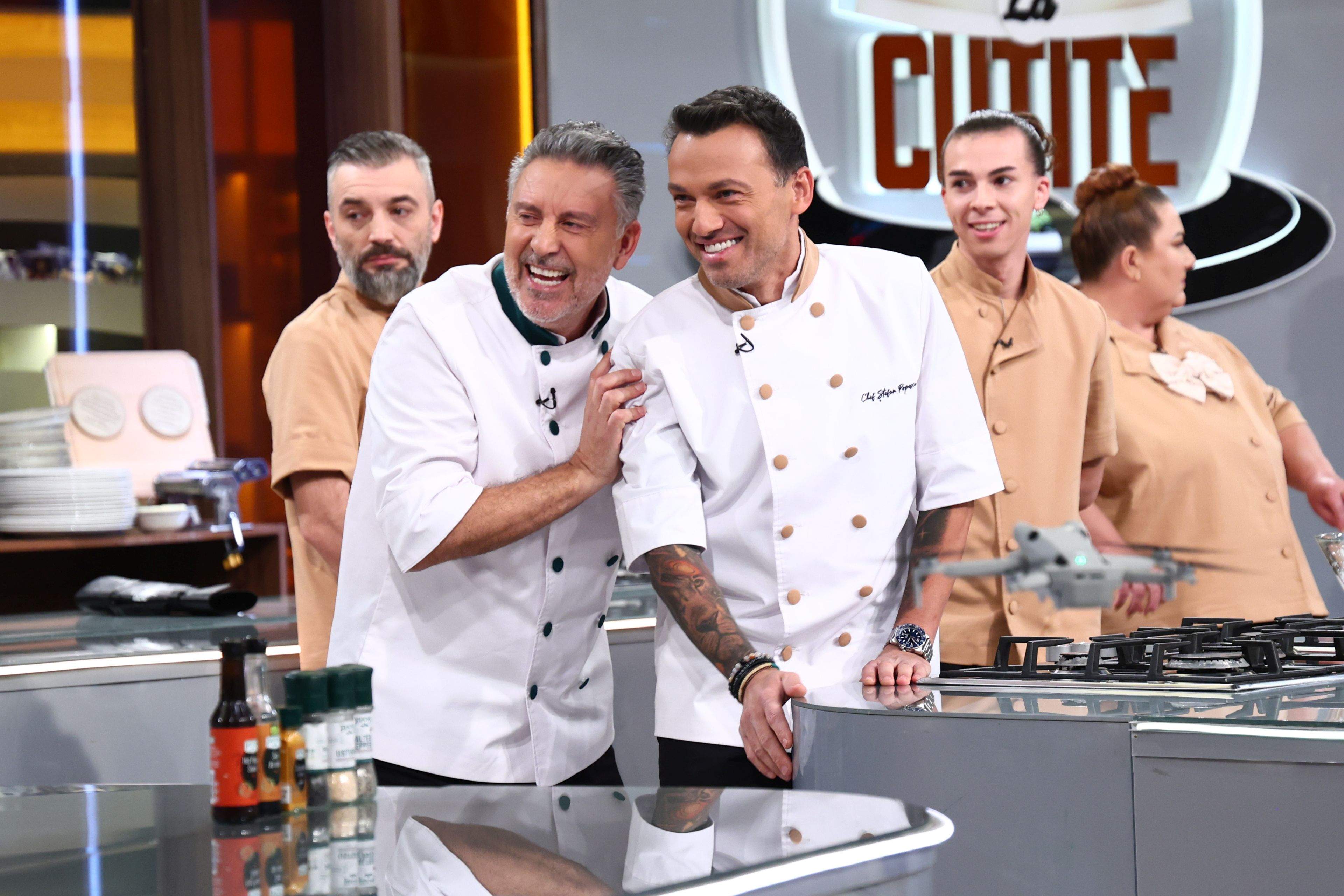 Chefi la cuțite, lider de audiență. Cuțitul de aur al lui Chef Orlando a ieșit din concurs. Probă grea, diseară: echipele gătesc preparate inspirate de compozitori celebri