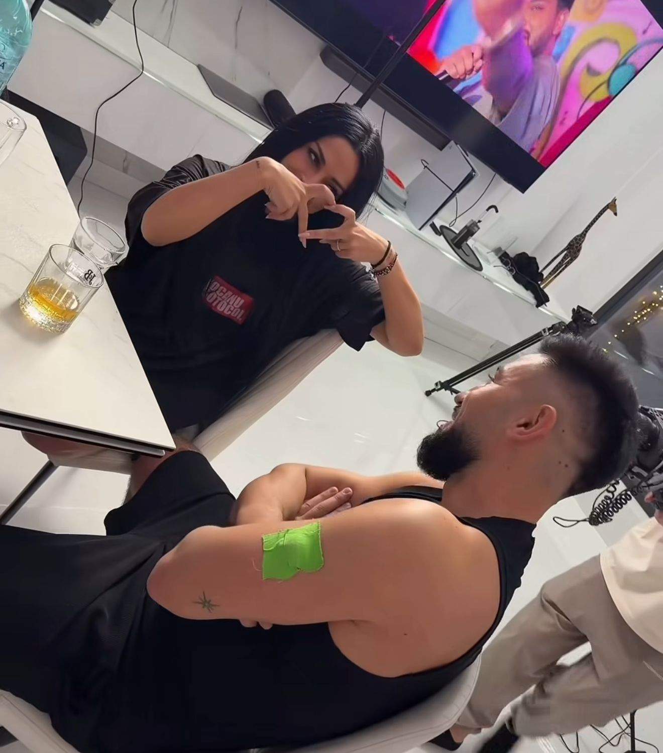 Ema Oprișan, acasă la Bogdan Mocanu