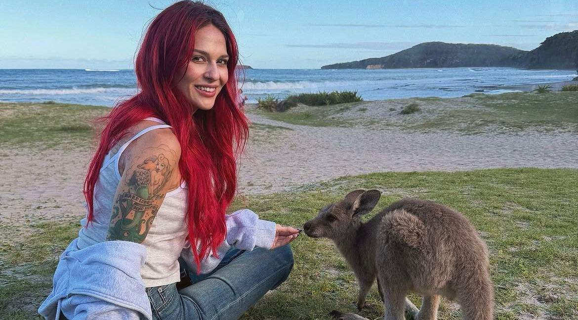 Marilu Dobrescu, pe plajă