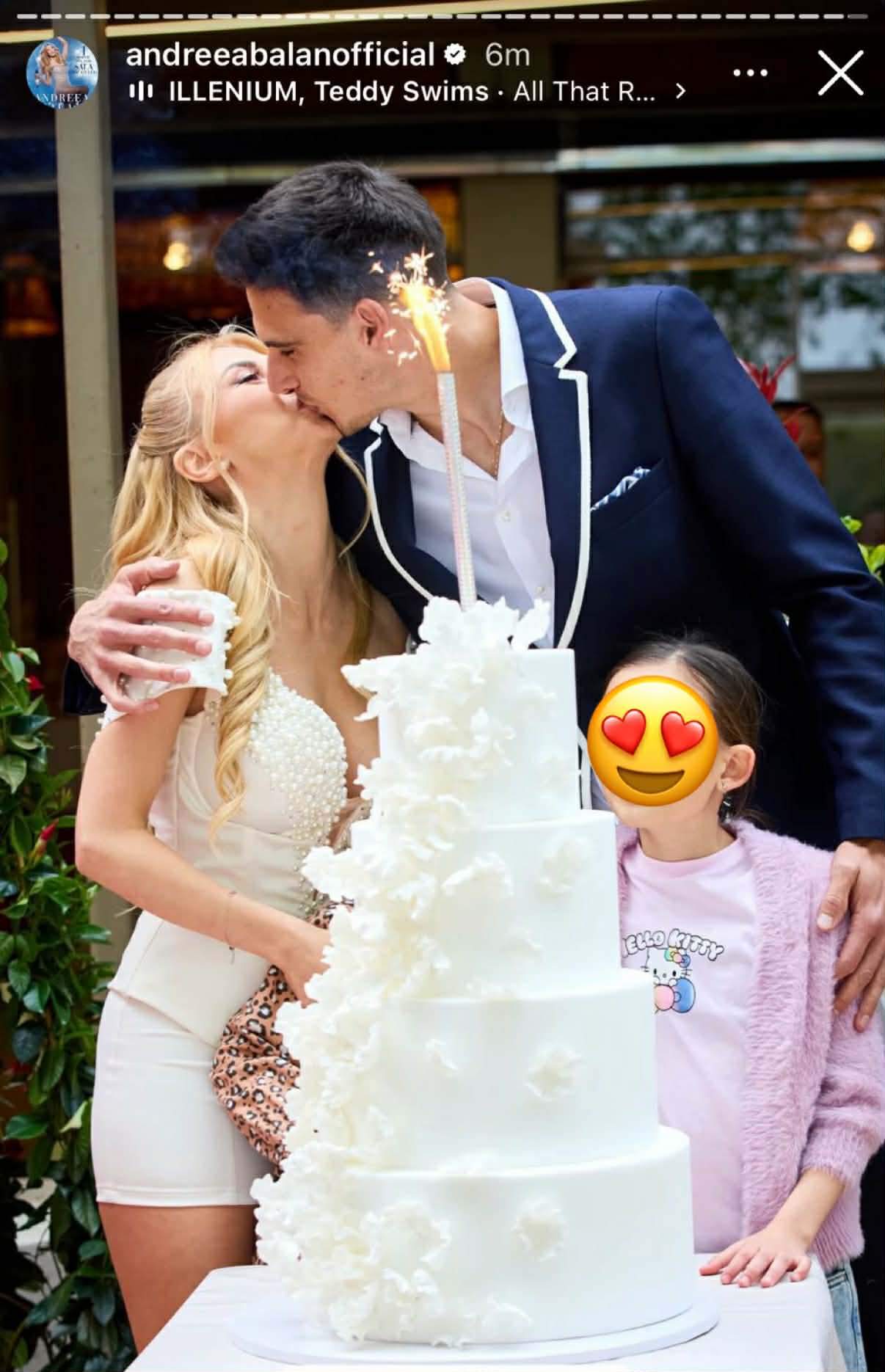 Cum a arătat tortul de la cununia civilă a Andreei Bălan. Desertul evenimentului nu a trecut neobservat