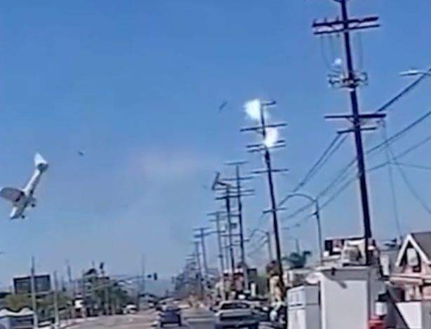 Avionul care s-a prăbușit