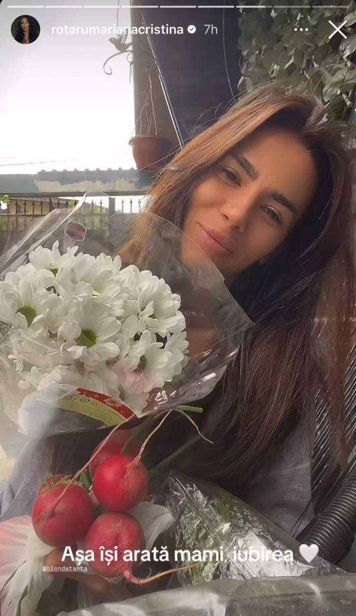 Cristina Petre și florile
