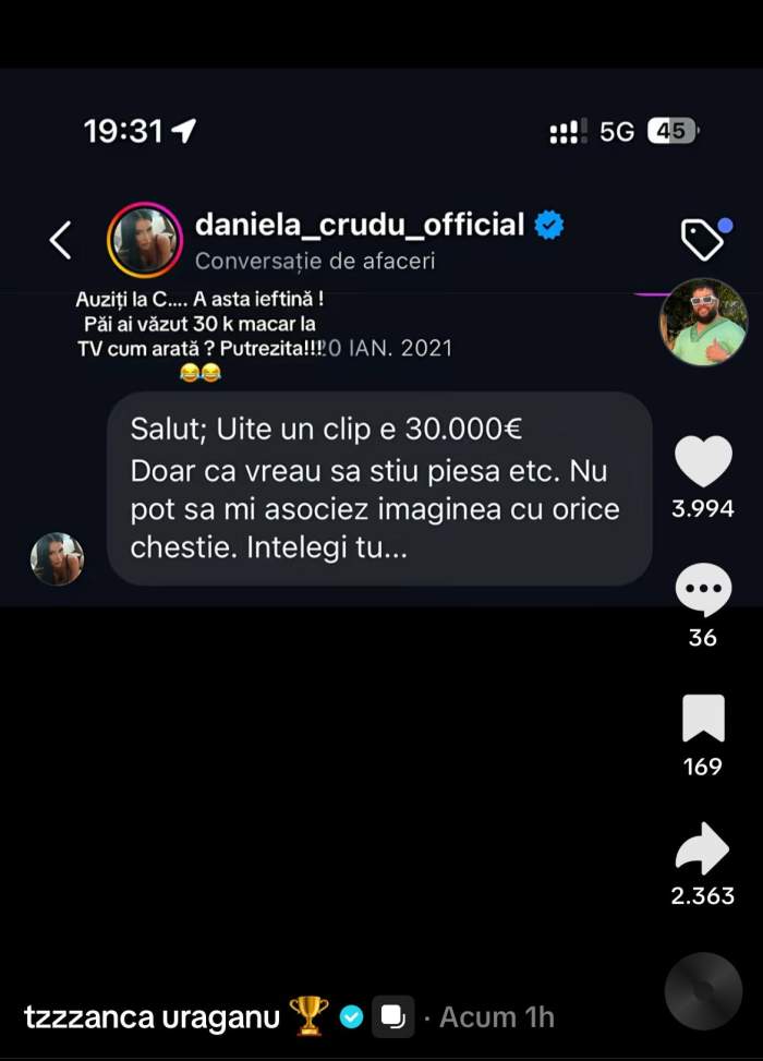 Mesaje Tzancă Uraganu