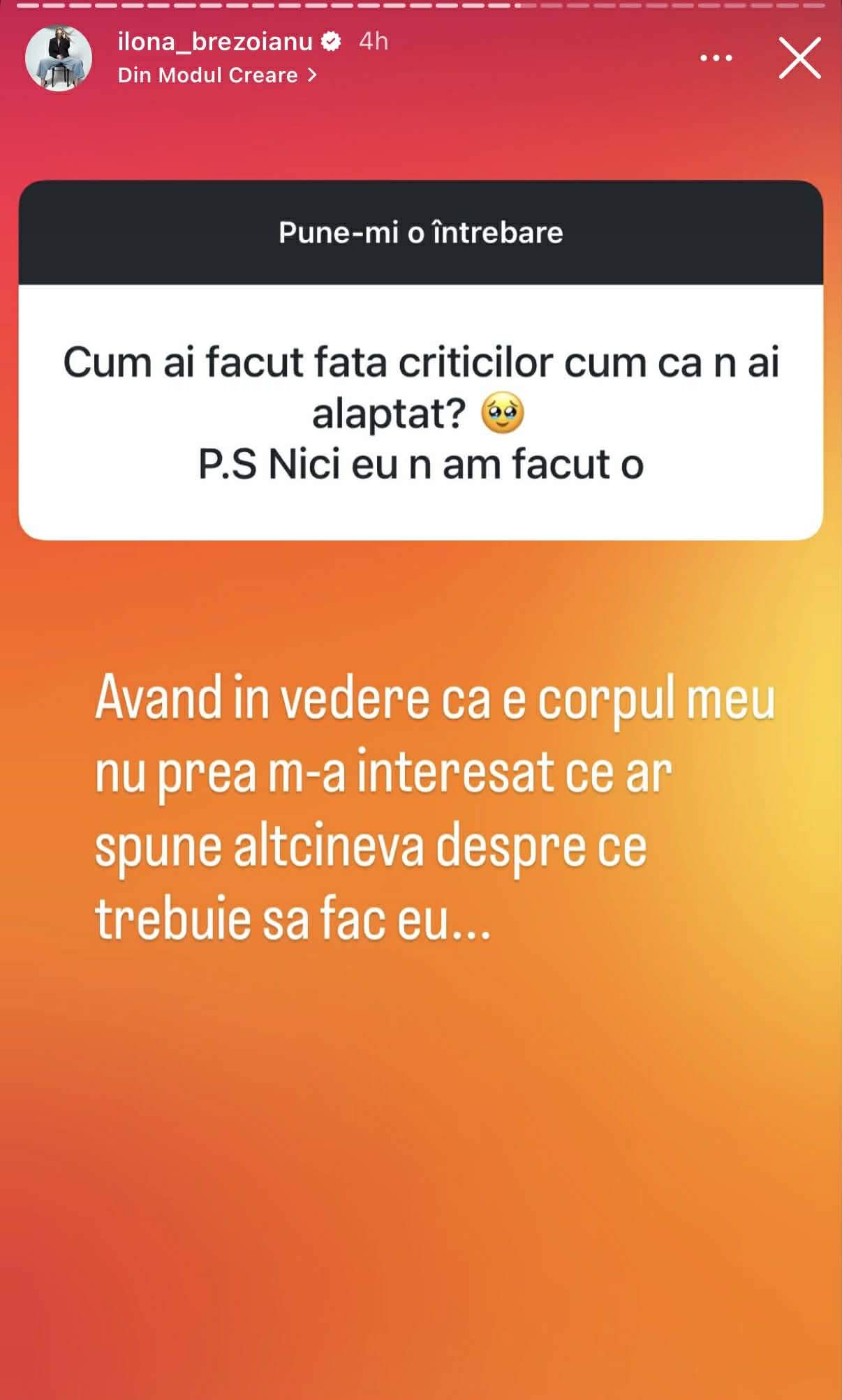 Ilona Brezoianu a vorbit despre motivul pentru care nu a alăptat. Cum a făcut față criticilor