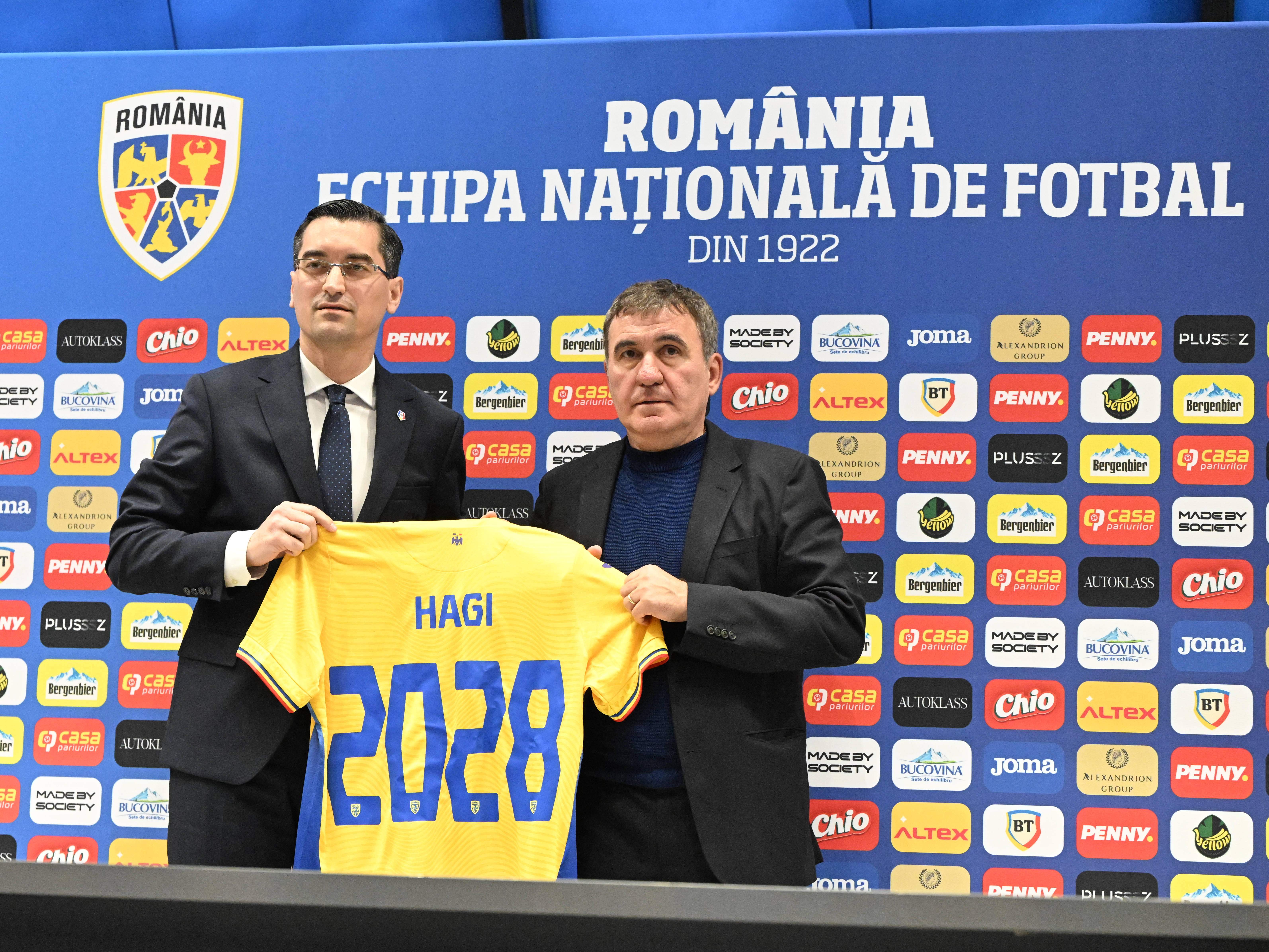 Gheorghe Hagi și Răzvan Burleanu