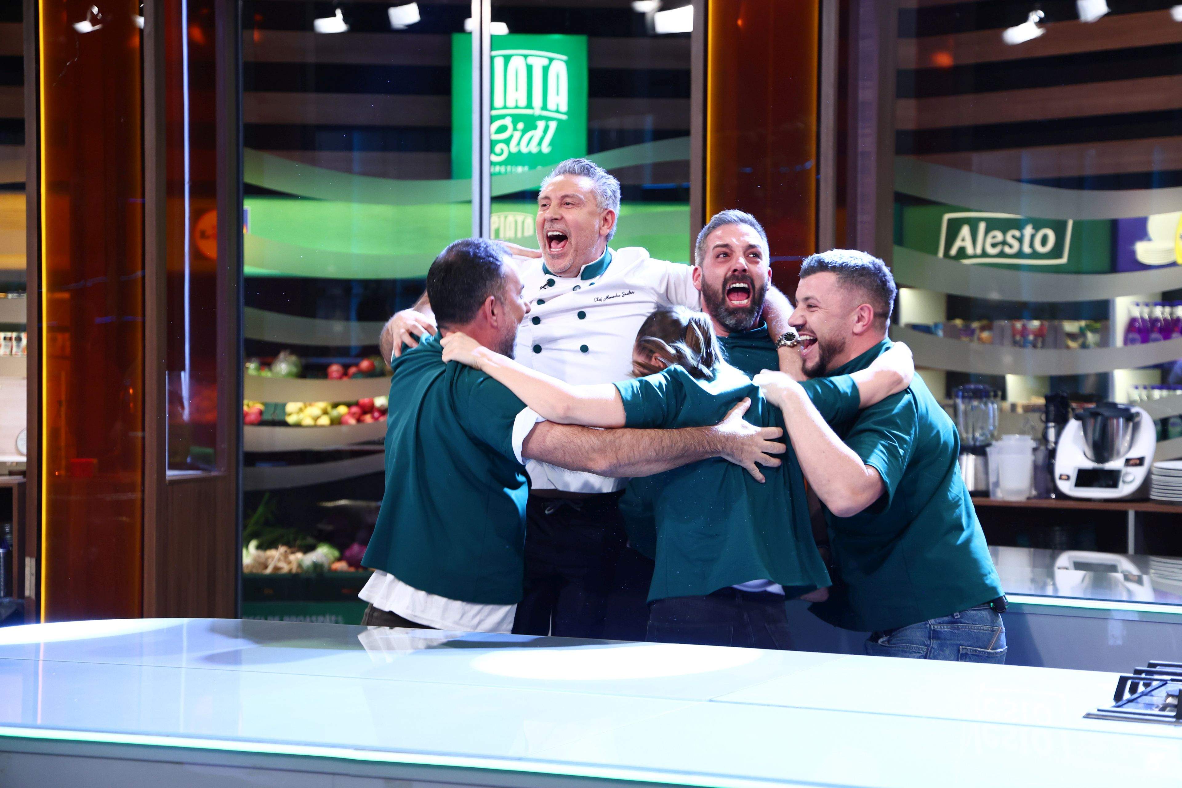 Chefi la cuțite, lider de audiență. Echipa verde, condusă de Chef Sautner, a câștigat bătălia culinară de ieri. Christian Ursu și Elena Barbu au fost eliminați din concurs