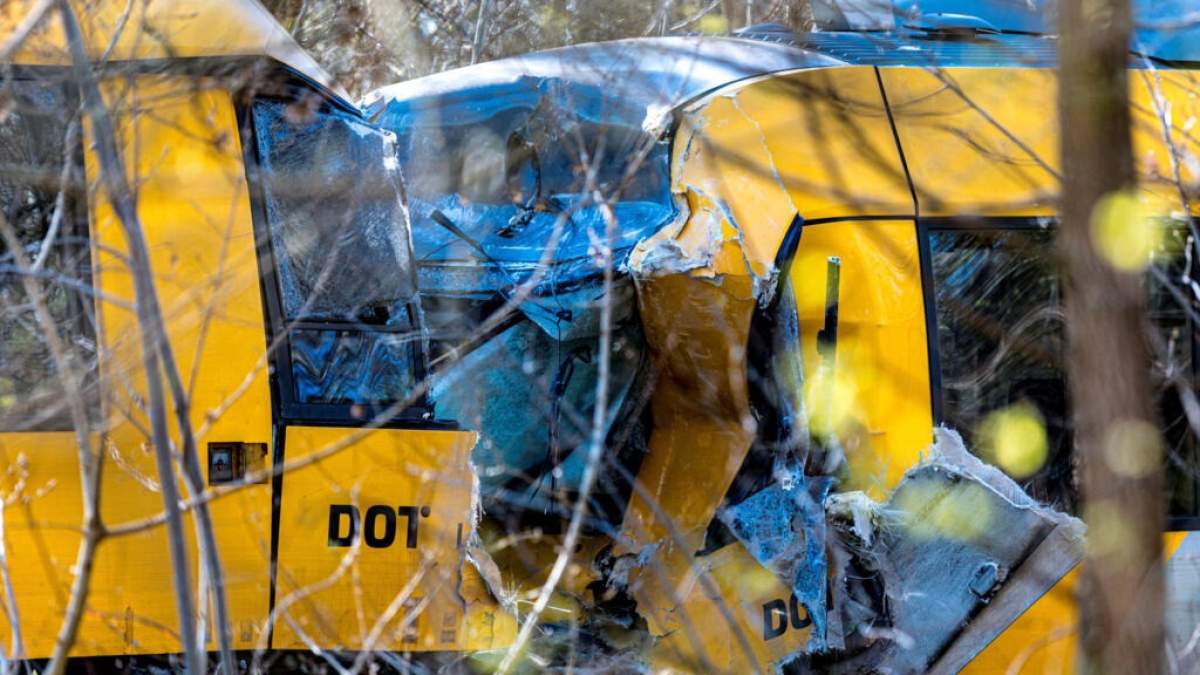 accident feoroviar în Danemarca