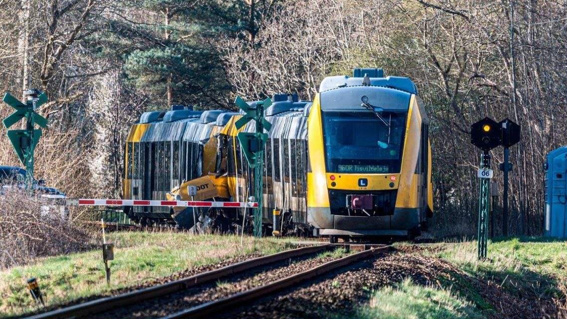 accident feoroviar în Danemarca