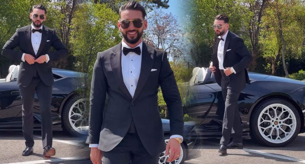 Primele imagini cu Dorian Popa mire! Cum arată ținuta lui