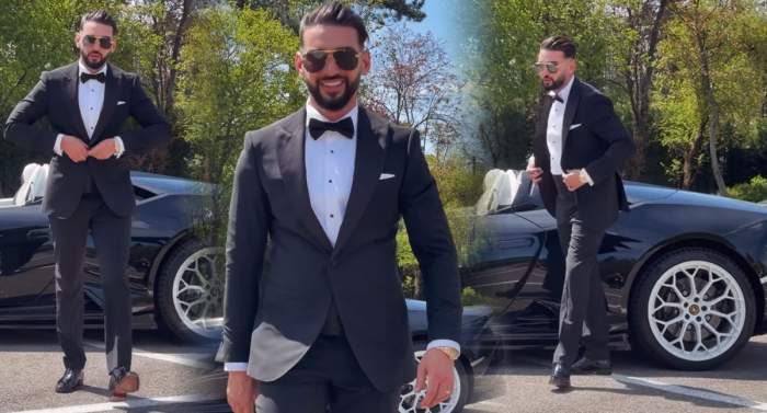 Primele imagini cu Dorian Popa mire! Cum arată ținuta lui