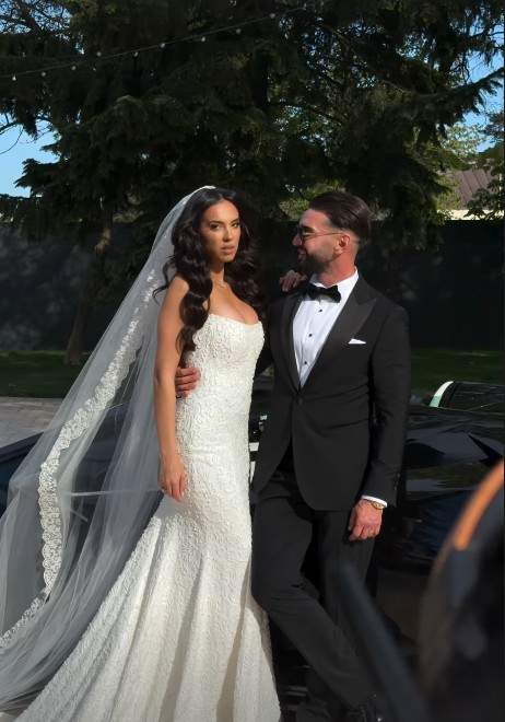 Primele imagini de la petrecerea de nuntă a lui Dorian Popa cu soția! Cei doi au încins ringul de dans