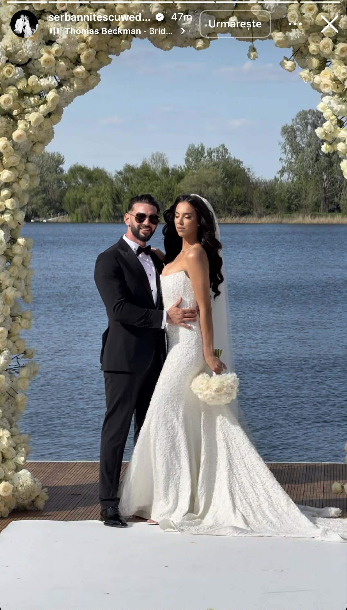 Cele mai frumoase imagini de la nunta lui Dorian Popa! Totul a arătat impecabil!