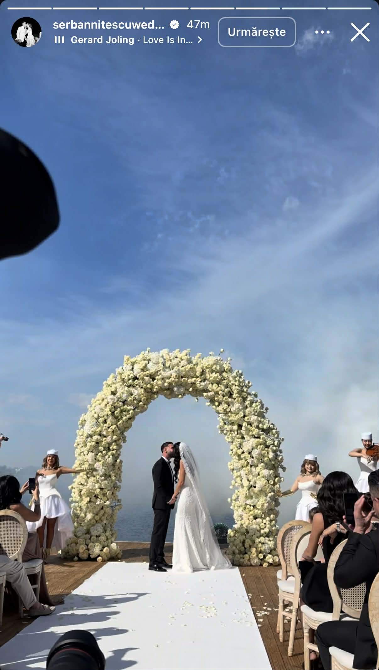 Cele mai frumoase imagini de la nunta lui Dorian Popa! Totul a arătat impecabil!