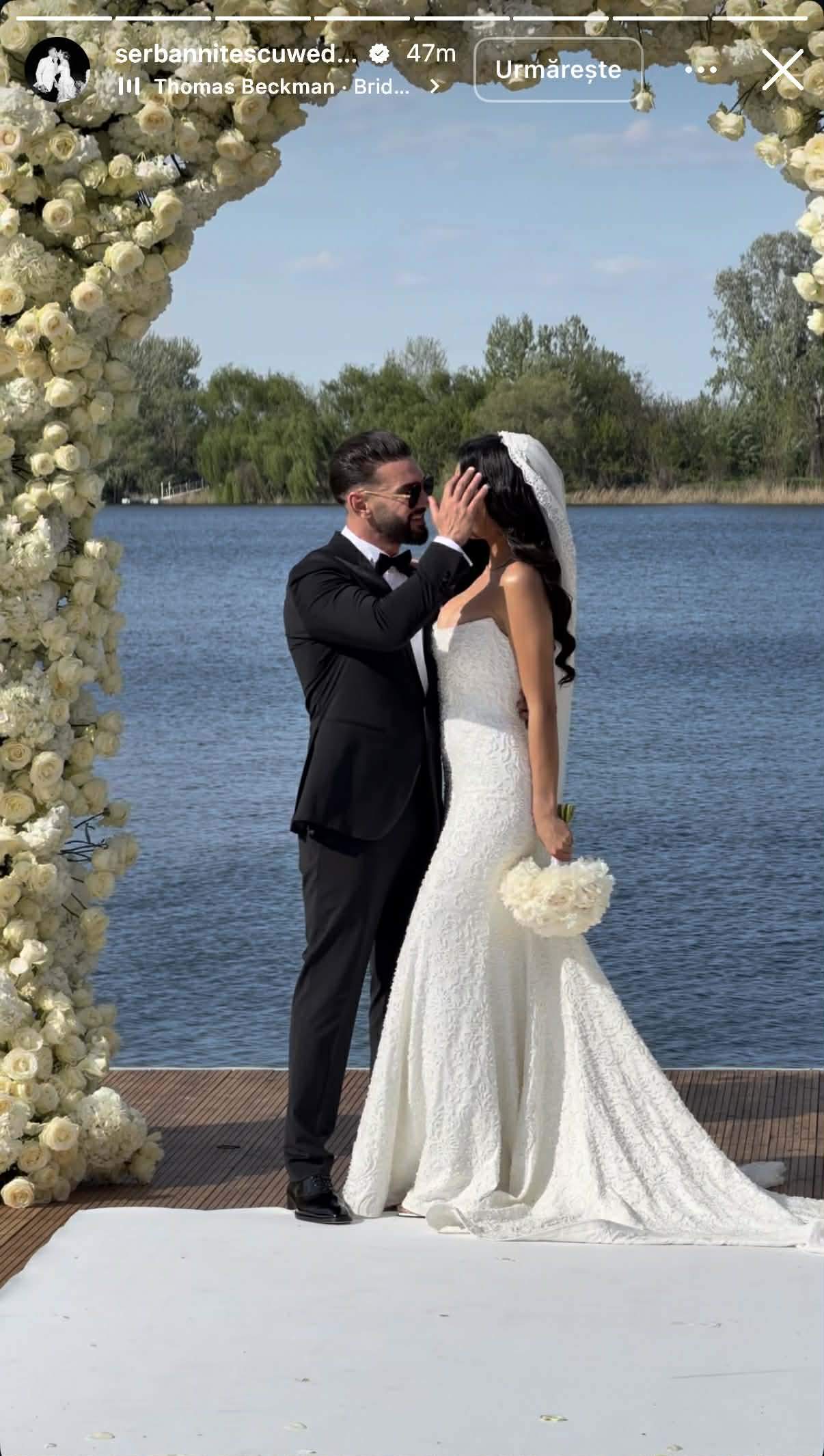 Cele mai frumoase imagini de la nunta lui Dorian Popa! Totul a arătat impecabil!