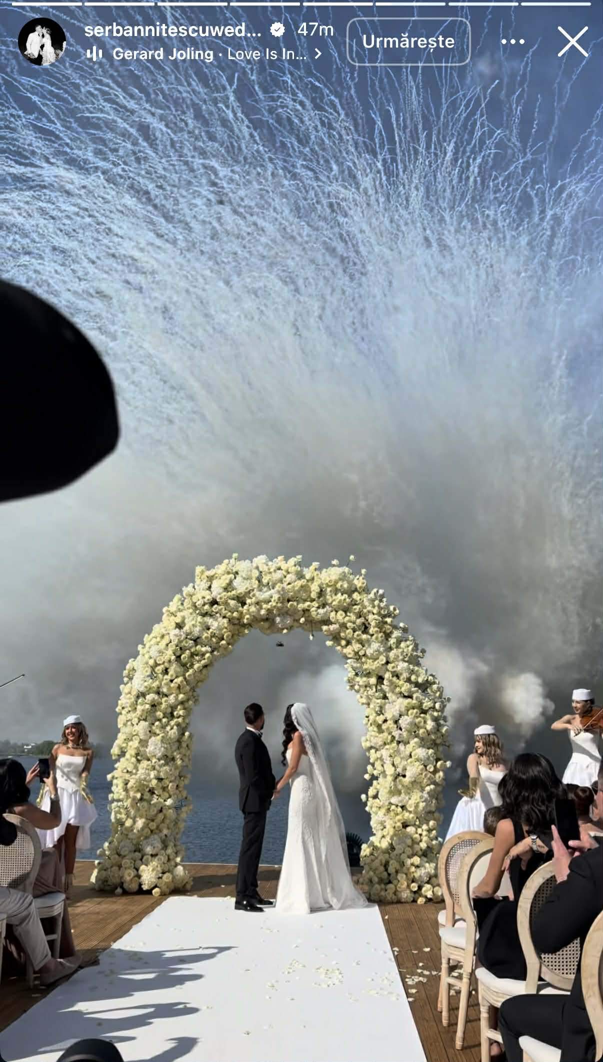 Cele mai frumoase imagini de la nunta lui Dorian Popa! Totul a arătat impecabil!