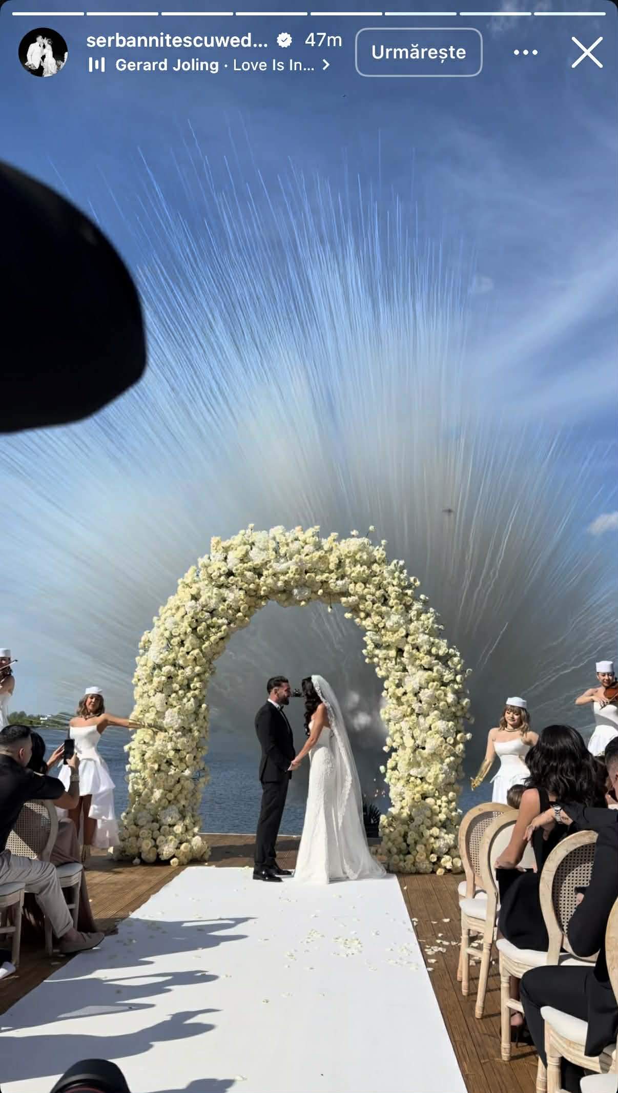 Cele mai frumoase imagini de la nunta lui Dorian Popa! Totul a arătat impecabil!