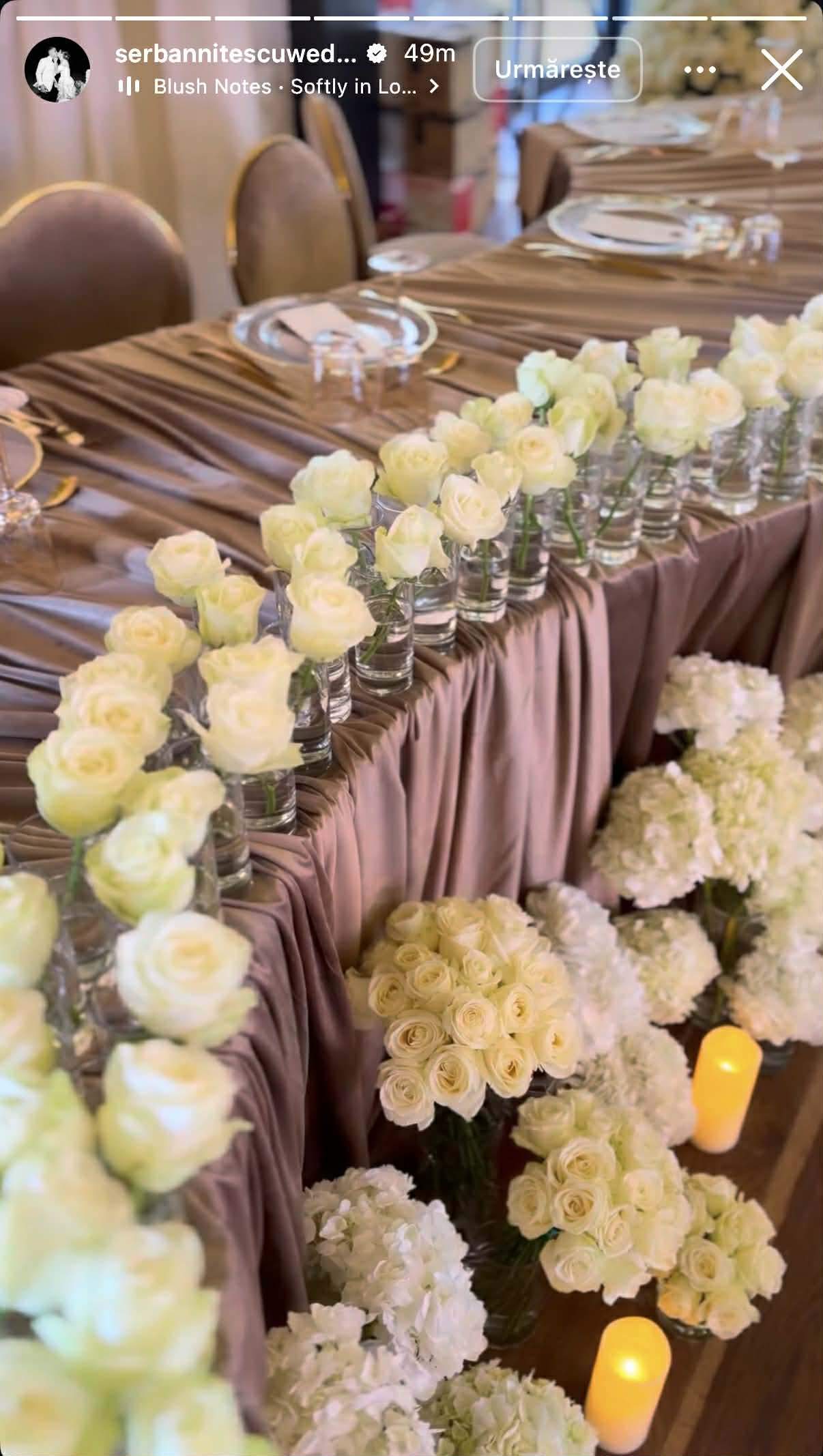 Cele mai frumoase imagini de la nunta lui Dorian Popa! Totul a arătat impecabil!