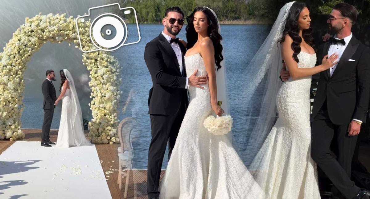 Cele mai frumoase imagini de la nunta lui Dorian Popa! Totul a arătat impecabil!