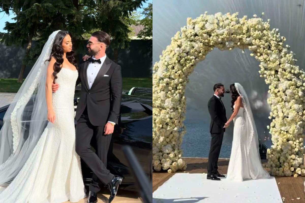 Cele mai frumoase imagini de la nunta lui Dorian Popa! Totul a arătat impecabil!