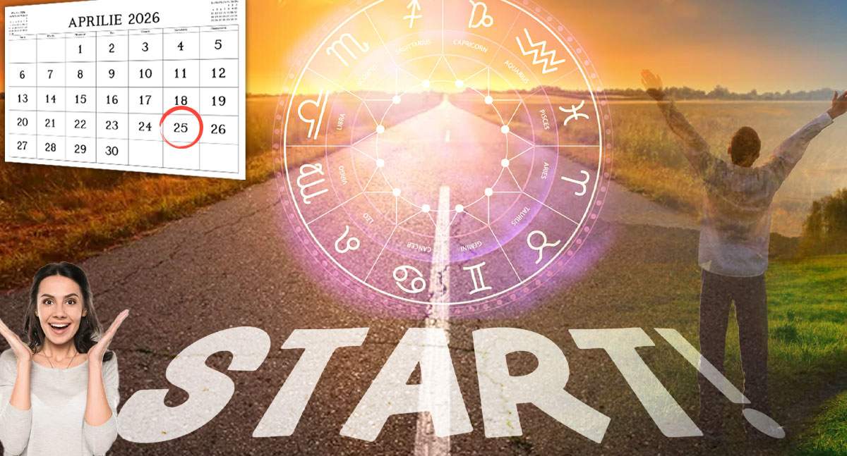 Horoscop 25 aprilie 2026. Un nou început pentru toate zodiile! Ce urmează pentru nativi