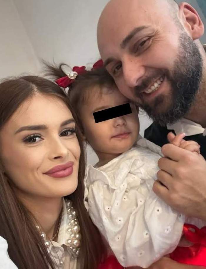 Teodora Marcu impreuna cu sotul si fiica