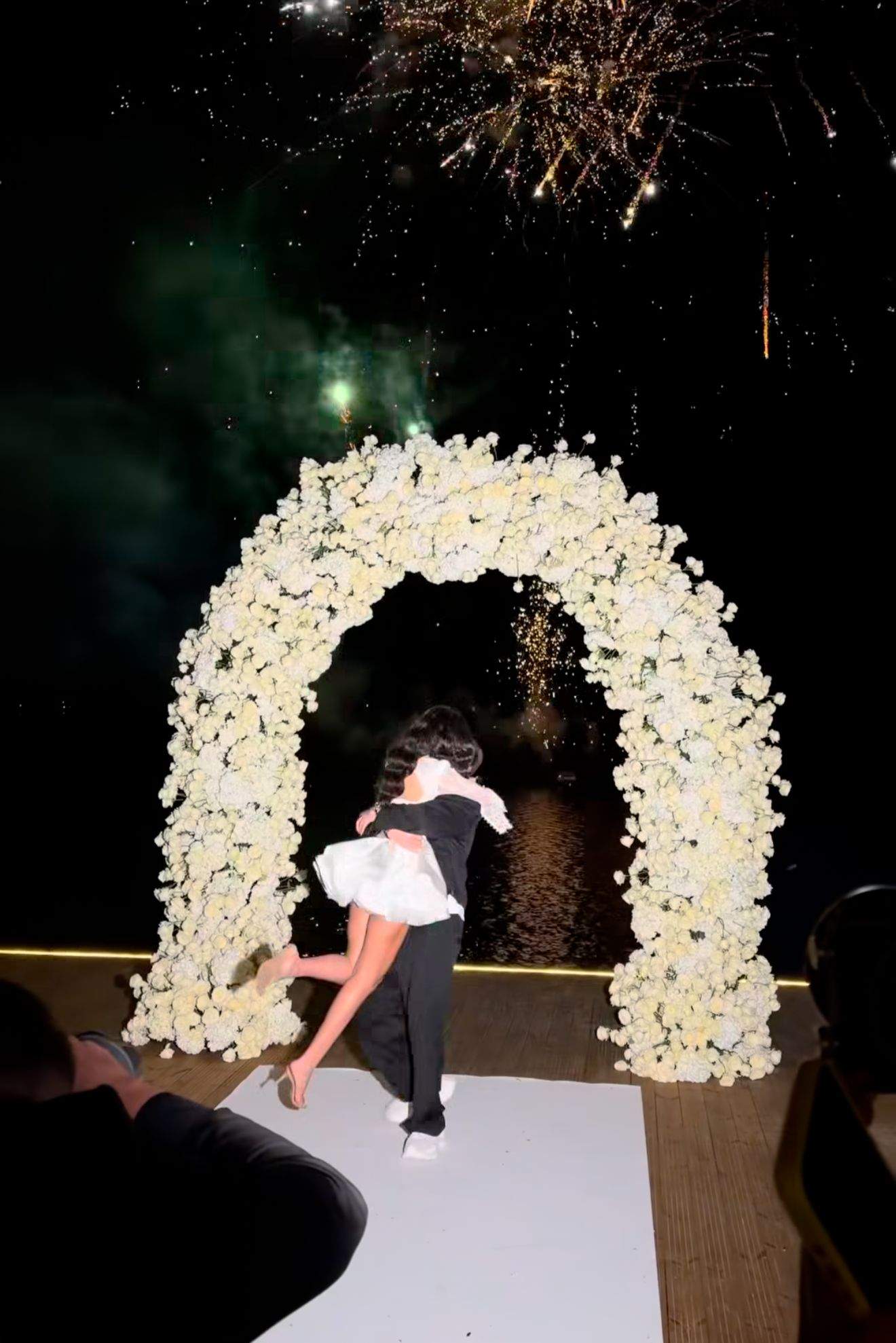 Dorian Popa și Andreea, soția lui