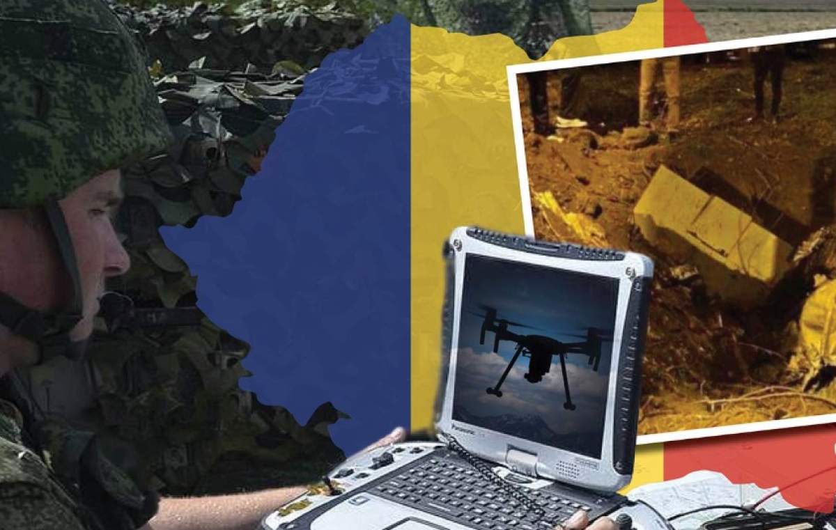 Machetă drone