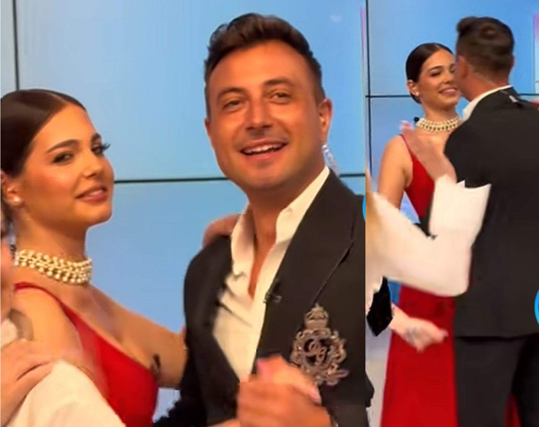 Valentin Sanfira și colega lui