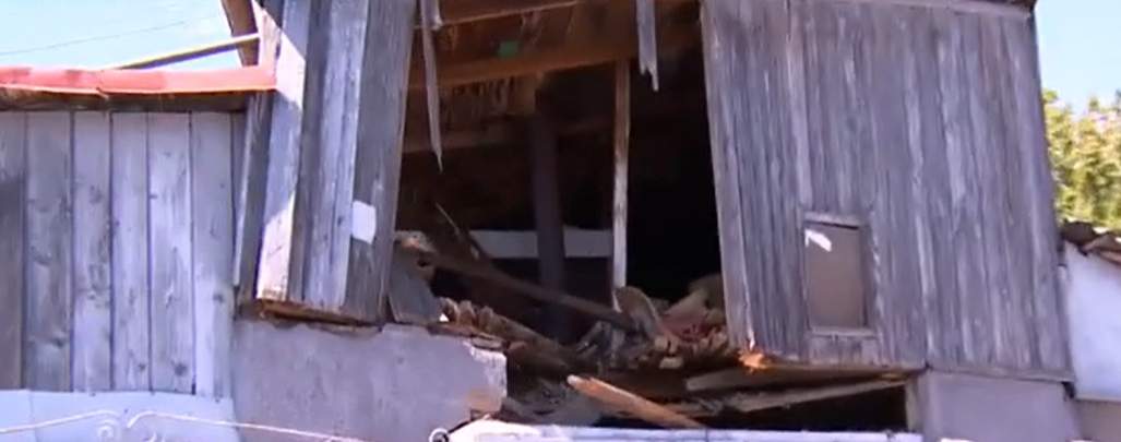 Cum arată casa distrusă de drona rusească, în Galați. Proprietarii sunt și acum în stare de șoc