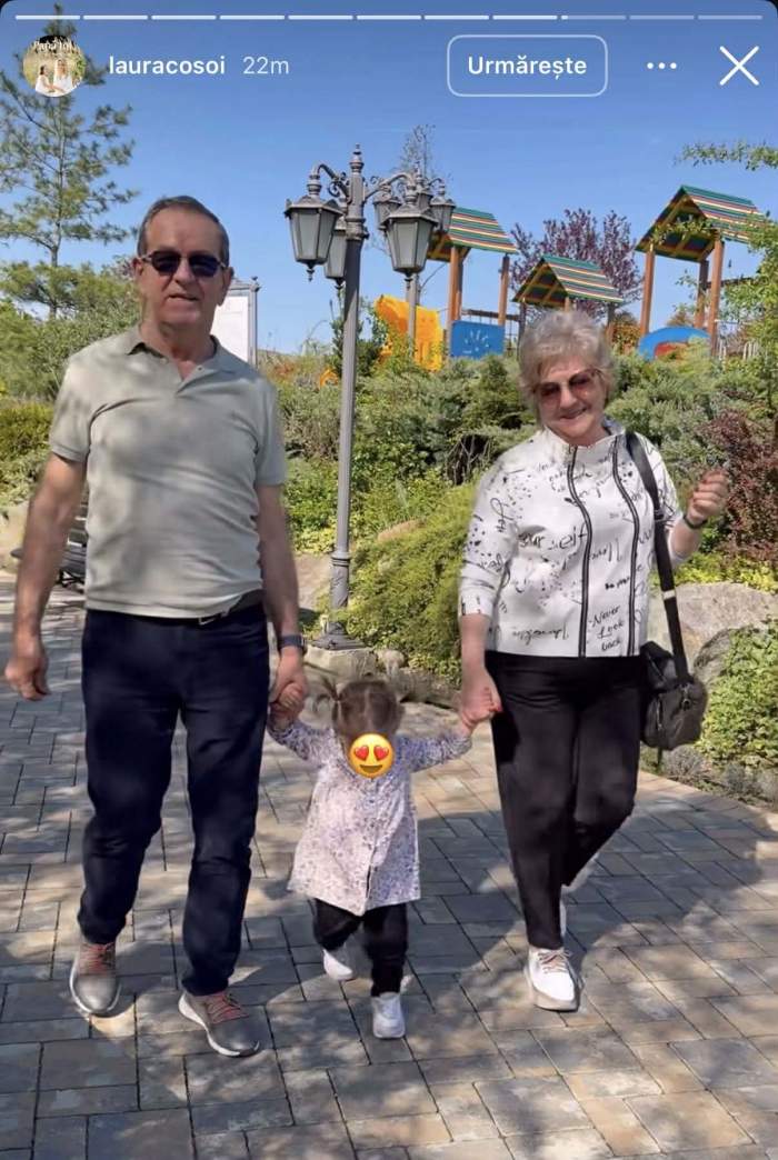 Imagini rare cu soacra și socrul Laurei Cosoi. Cum arată părinții lui Cosmin Curticăpean