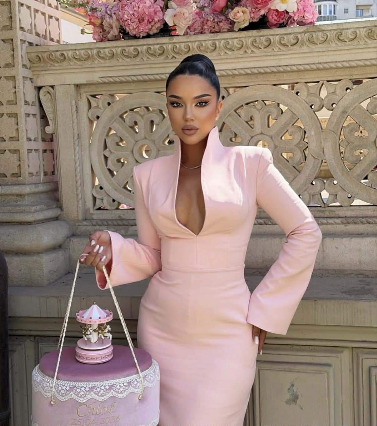 Larisa Udilă și soțul ei, nași de botez! Cei doi au creștinat o fetiță. Primele imagini de la eveniment