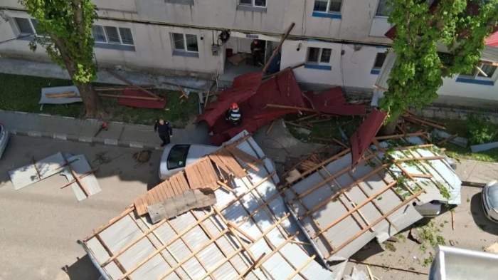 Imagini de la fața locului