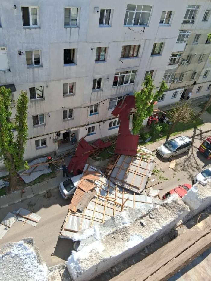 Imagini de la fața locului