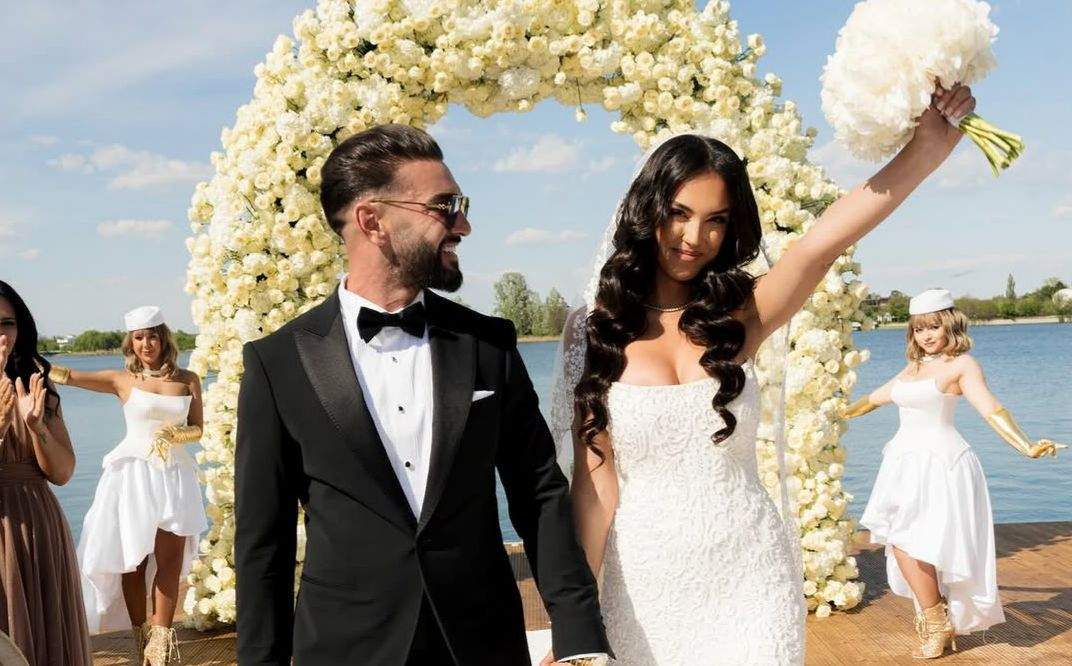 Dorian Popa și soția