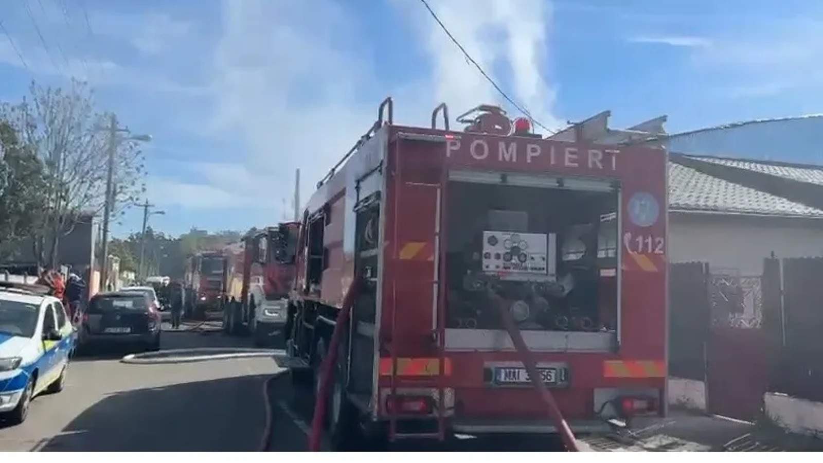 Imagini de la fața locului