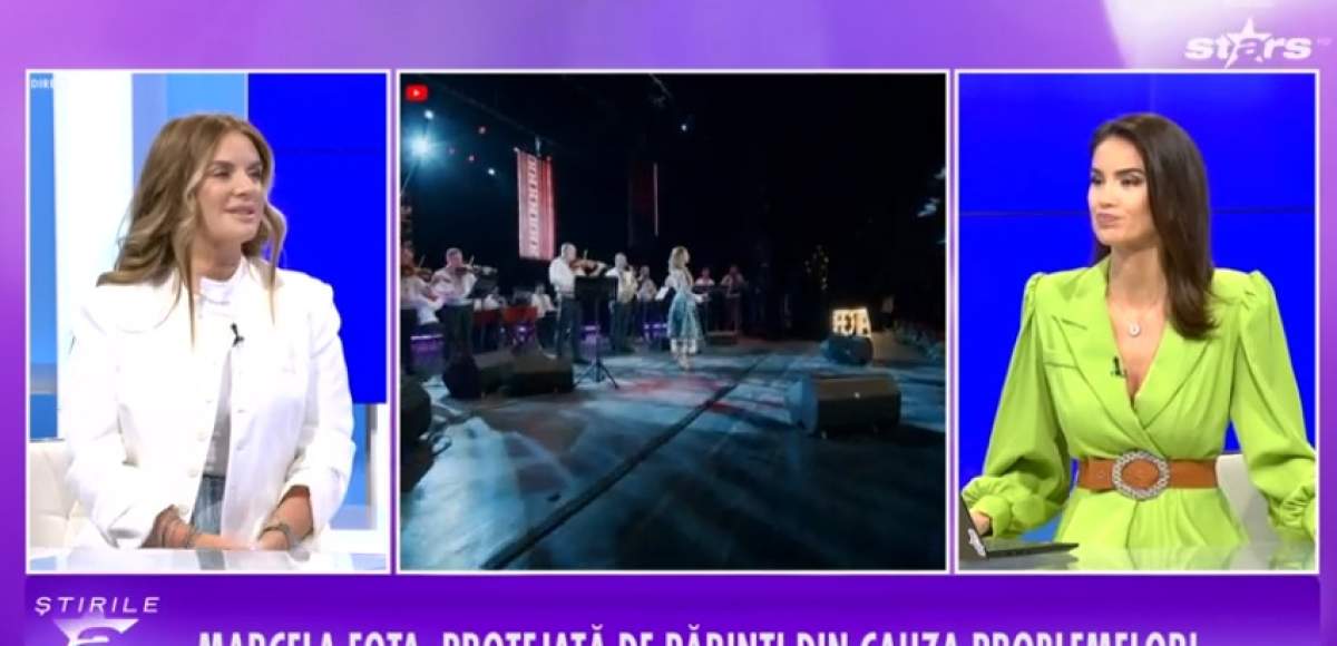 Marcela Fota, la Știri