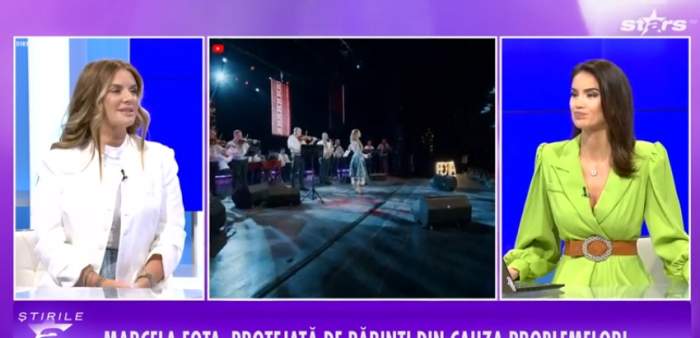 Marcela Fota, la Știri