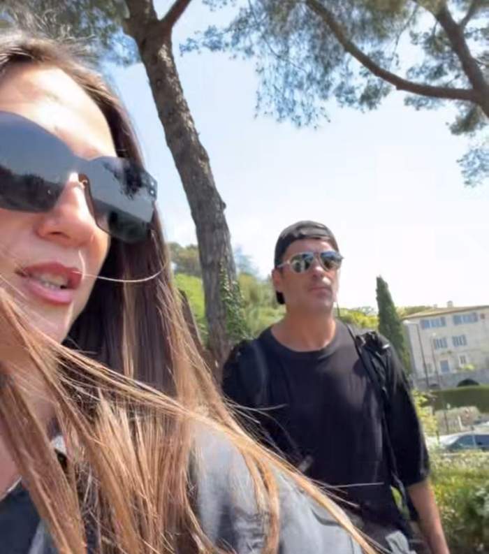 Adela Popescu, alături de soțul ei