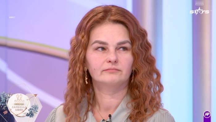 Doamna Melinda, cu ochii în lacrimi